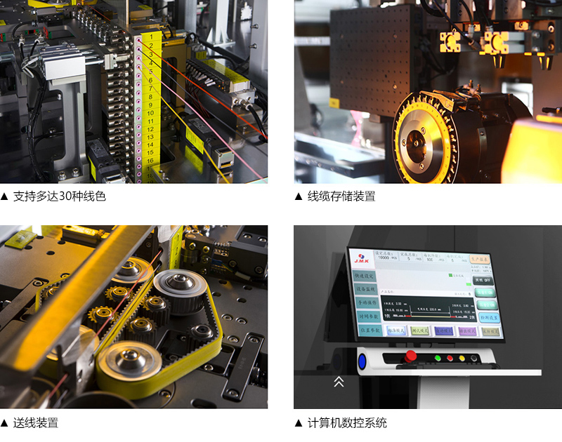 全自動(dòng)組合線束多頭端子插殼機(jī)