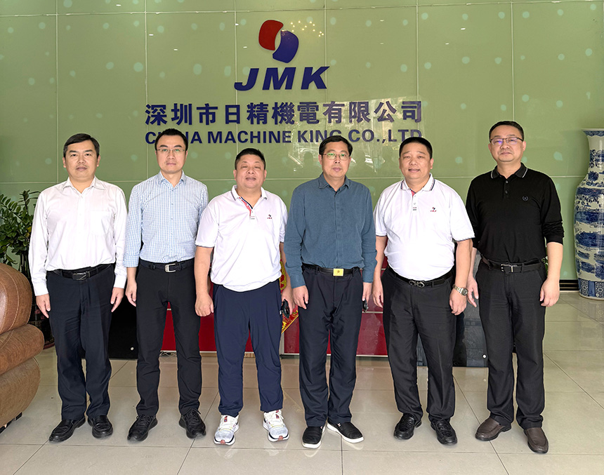 岳陽(yáng)市華容縣陶偉軍書記赴廣東招商考察 蒞臨日精智能參觀指導(dǎo)